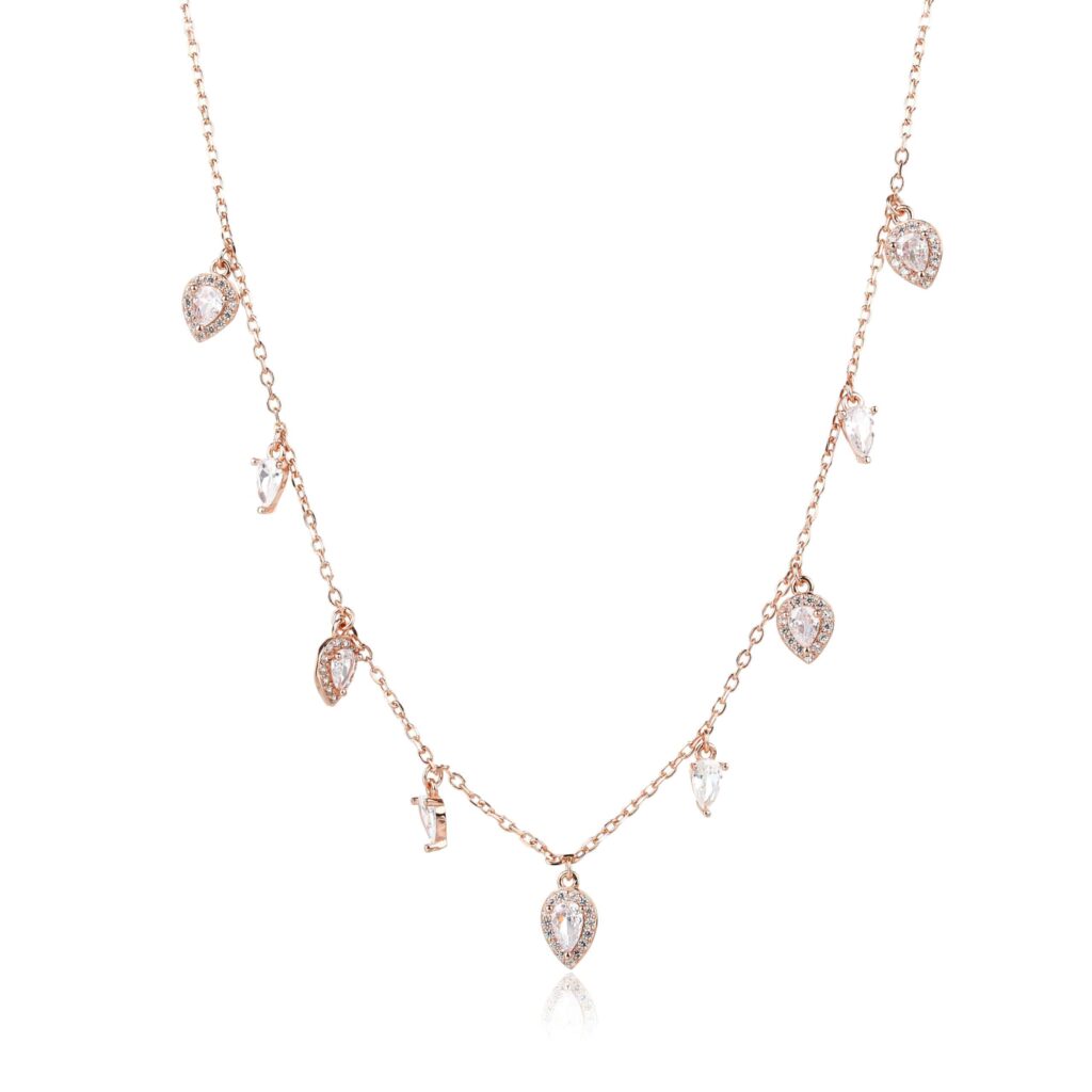 שרשרת משובצת אבני זירקון